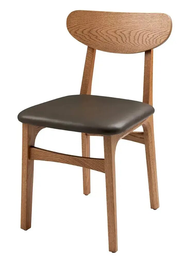 Dan dining chairs Adelaide - leather seat