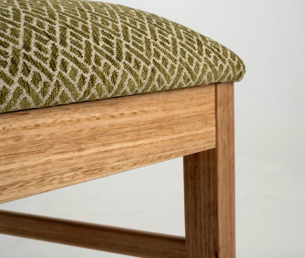 Aldgate dining chair - padded seat detail