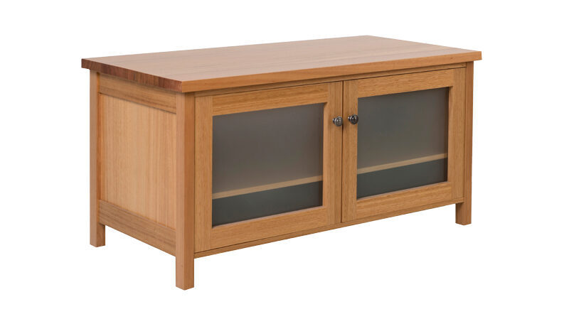 2 Door Entertainment Cabinets Adelaide - angled cabinet view