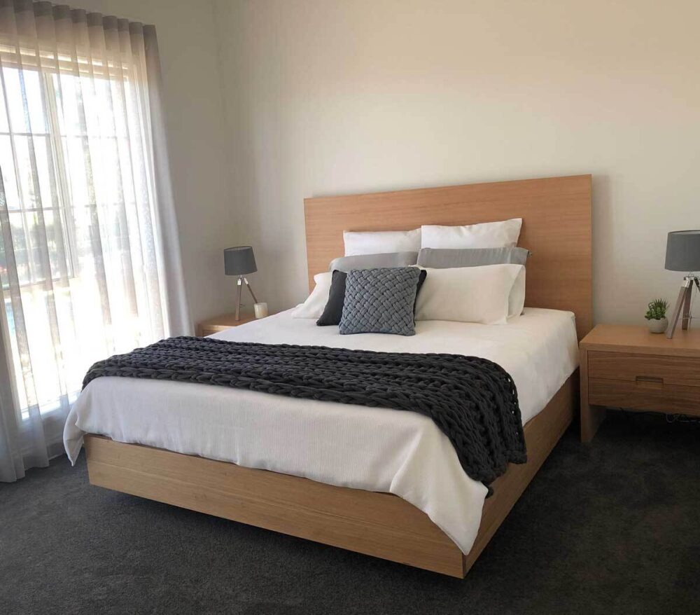 Custom Solid Timber Bed - Hove