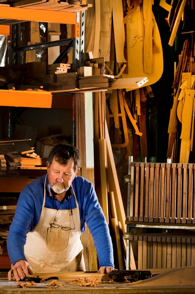 Carving handcrafted solid timber furniture Adelaide