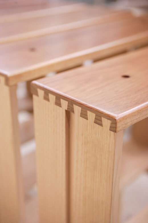 Dovetail joint solid timber furniture Adelaide