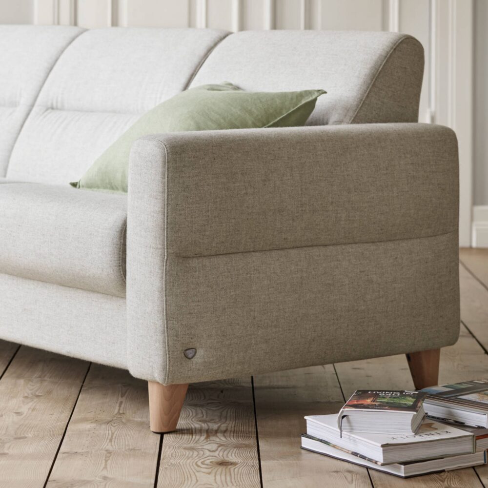 Stressless Fiona Sofa - 2 seater leather lounges adelaide - oak legs