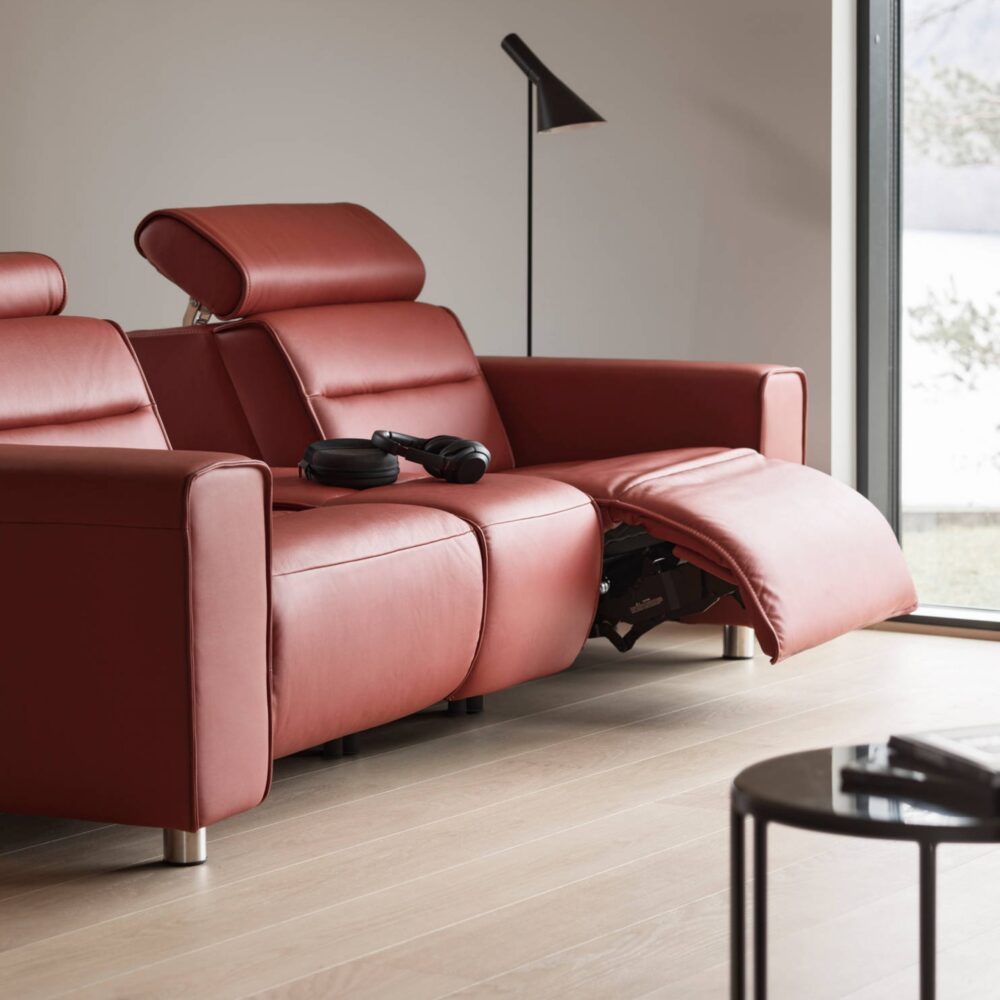 Stressless Emily sofa adelaide - reclining detail