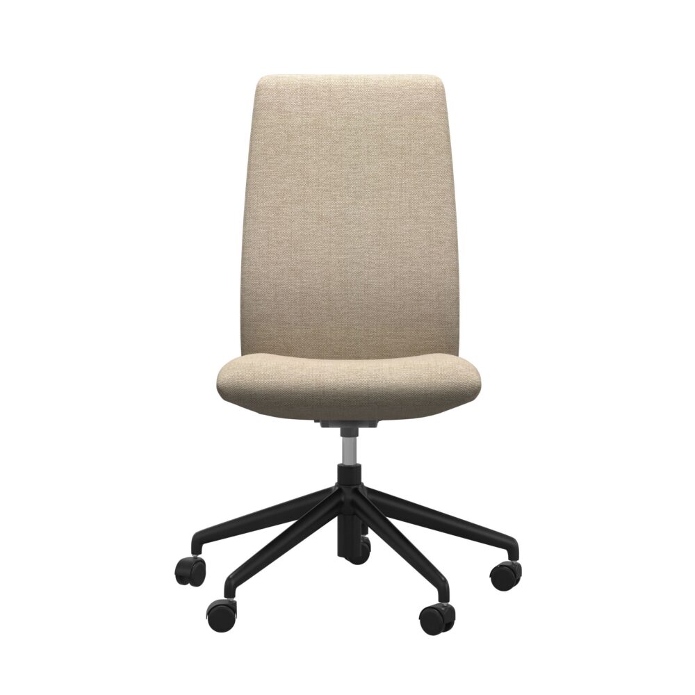 Stressless laurel home office chair - cream fabric front