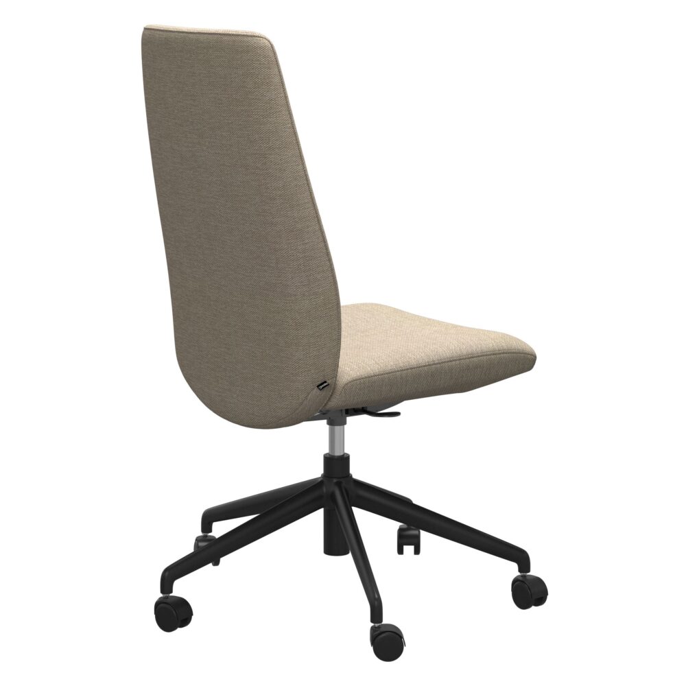 Stressless laurel home office chair - cream fabric back