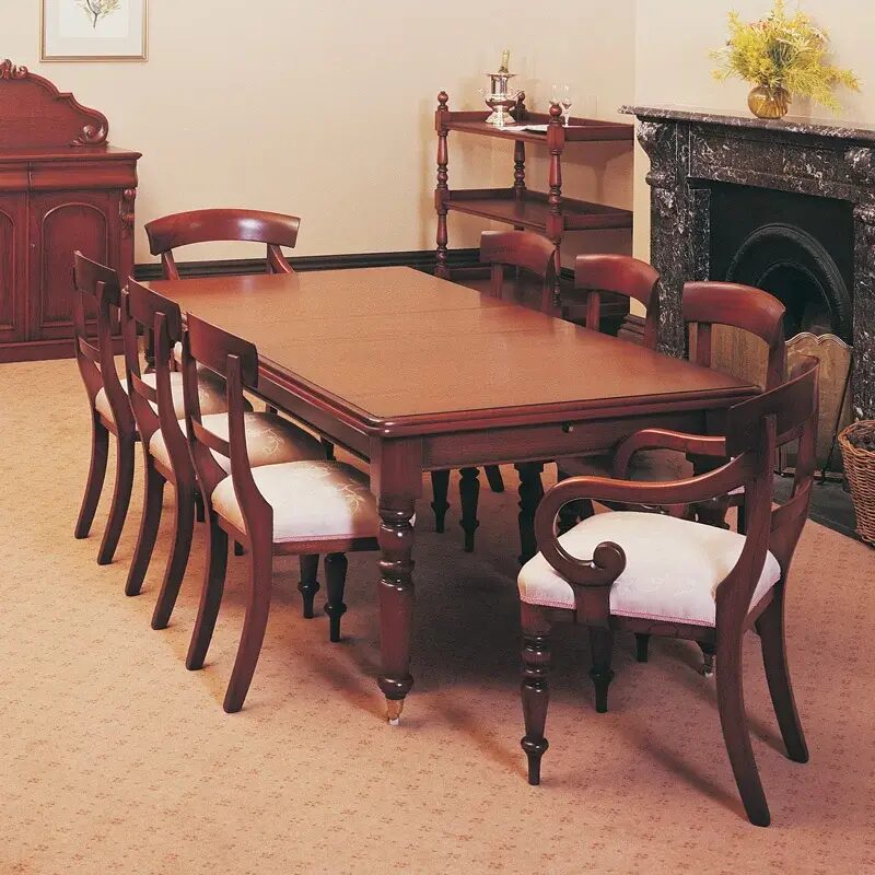 Classic Dining Table Adelaide - mahogany