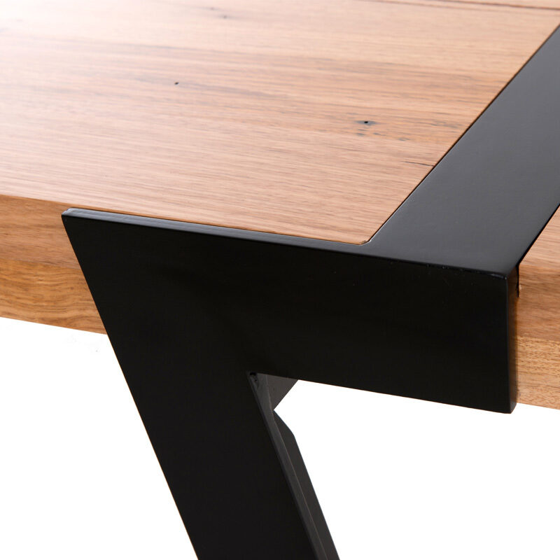 Sven wooden dining table Adelaide - frame detail