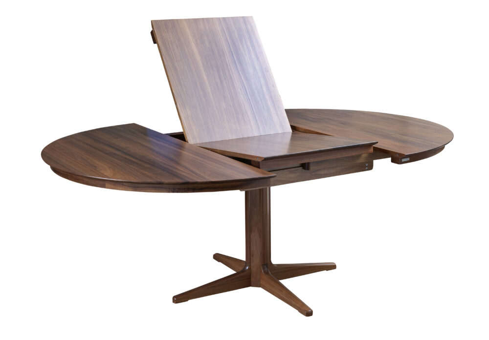 Dan round extension table - mechanism dining table