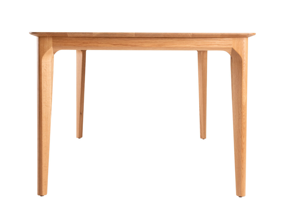 Dan Dining Table End View - end