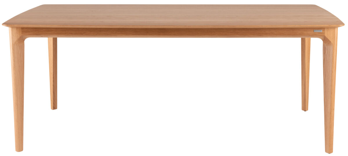 Dan Dining Table Adelaide - American Oak - side view