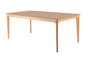 Dan Timber Dining Table American Oak - angled