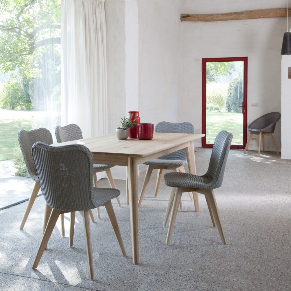 Erik American Oak wooden dining table adelaide