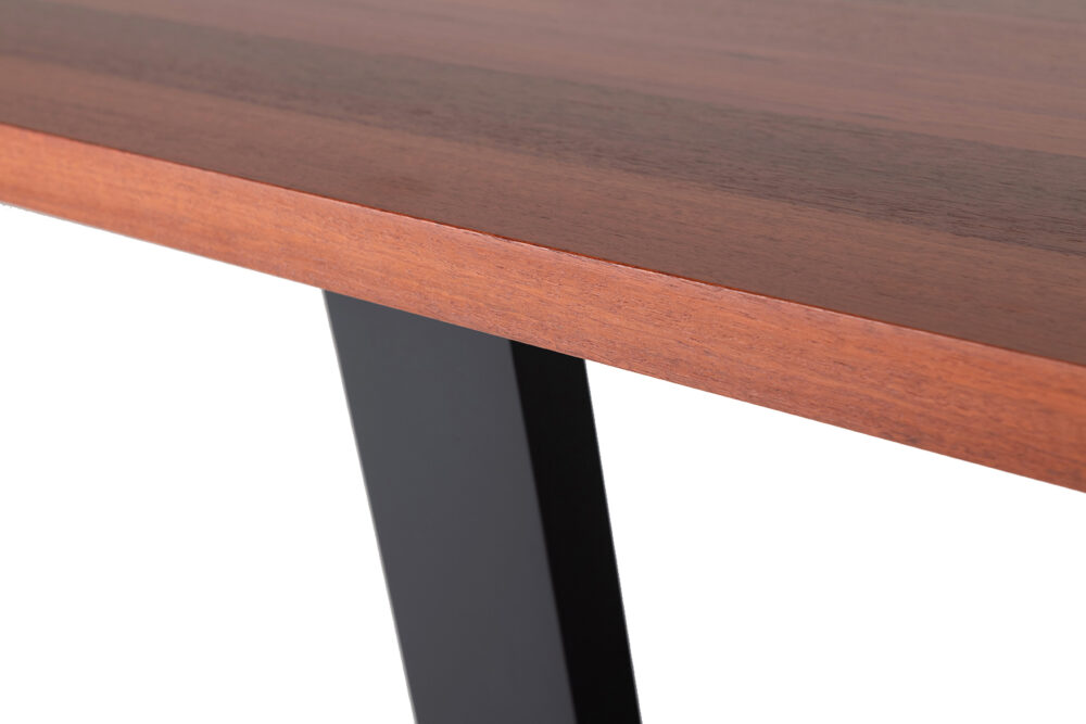 Timber base frame Stained black