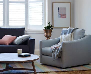 Molmic Alpine Fabric Lounge Chair - Australian made furniture