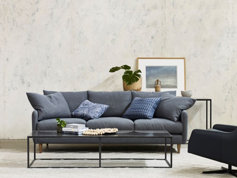 Molmic floyd fabric couches Adelaide - contemporaty lounge room