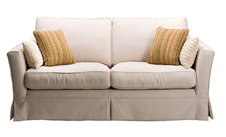 Carter 2 seater sofa adelaide - white fabric couches