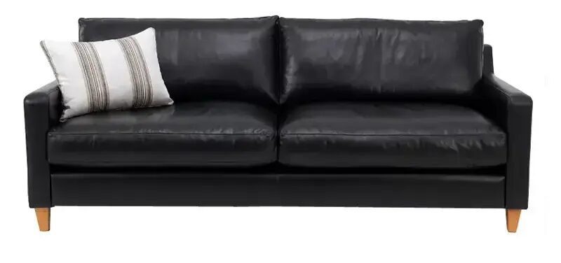 Newport 2 seater leather lounge adelaide - solid timber furniture adelaide