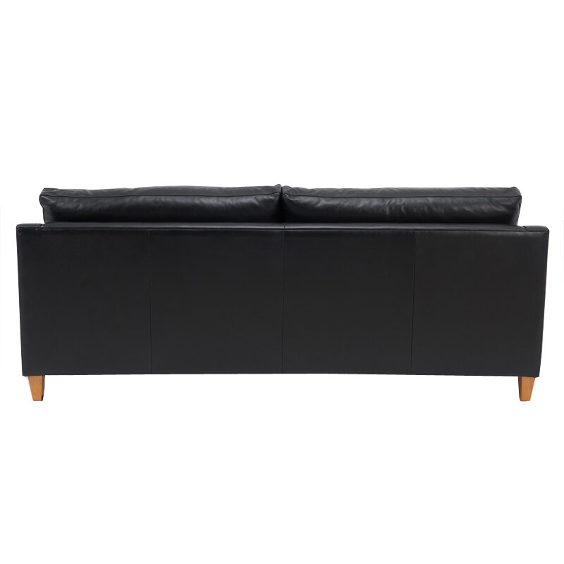 Newport 2 seater leather lounge adelaide - backrest detail